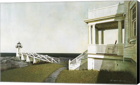 Framed Marshall Point Lighthouse Print