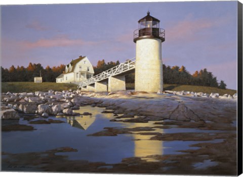 Framed Lighthouse 3 Print