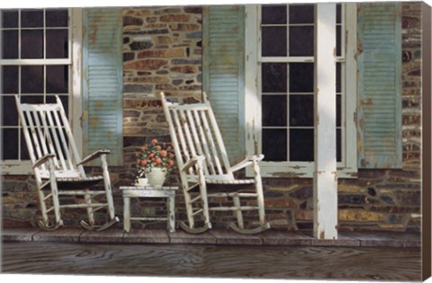 Framed Stone House Print