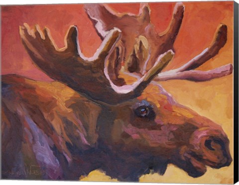 Framed Milton the Moose Print