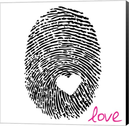 Framed Love Thumbprint Print