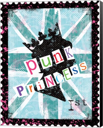 Framed Punk Princess Print