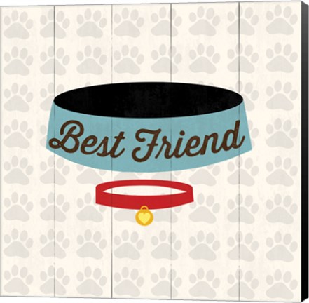 Framed Best Friend - Bowl Print