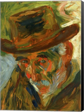 Framed Head of an Old Man 1909 Print