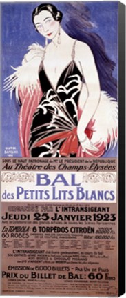 Framed Le Bal des Petits Lits Blancs 1922 Print