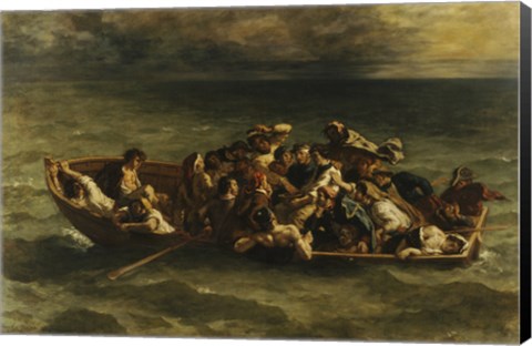 Framed Shipwreck of Don Juan Print