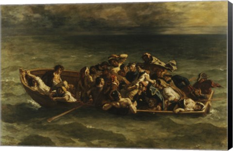 Framed Shipwreck of Don Juan Print