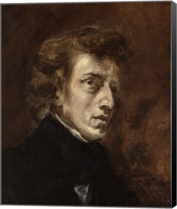 Framed Frederic Chopin, 1810-1849 Print