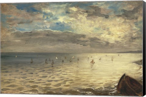 Framed Sea at Dieppe, 1851 Print