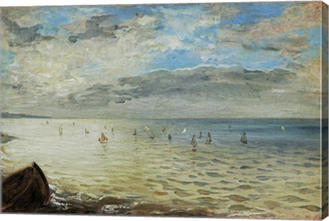 Framed Sea Seen from Dieppe, c. 1852 Print