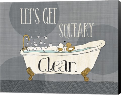 Framed Squeaky Clean I Print