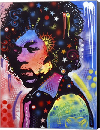 Framed Jimi Hendrix IV Print