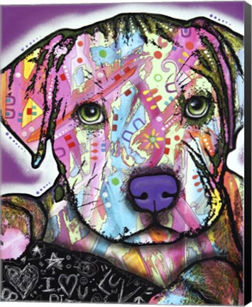 Framed Baby Pit Print