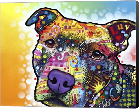 Framed Contemplative Pit Print