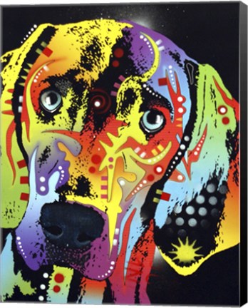 Framed Weimaraner Print