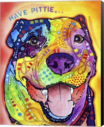 Framed Have Pittie Print