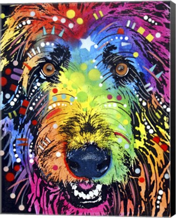 Framed Irish Wolfhound Print