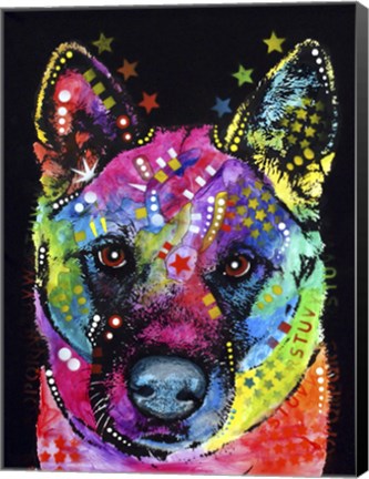 Framed Akita 2 Print