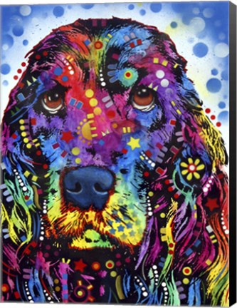 Framed Cocker Spaniel 2 Print