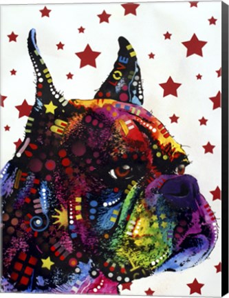 Framed Profile Boxer 2 Print