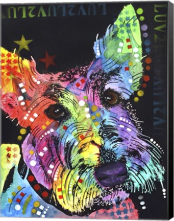 Framed Scottish Terrier Print