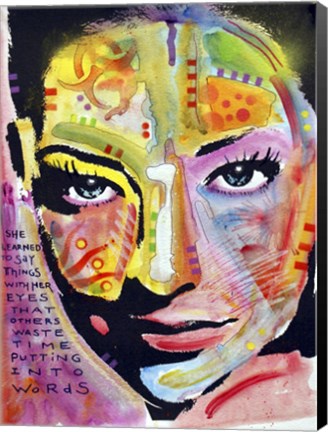 Framed She Learned To Say Print