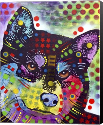 Framed Shiba Inu Print