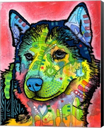 Framed Siberian Front Print