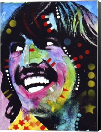 Framed George Harrison Print