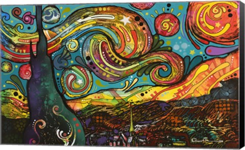 Framed Starry Night Print