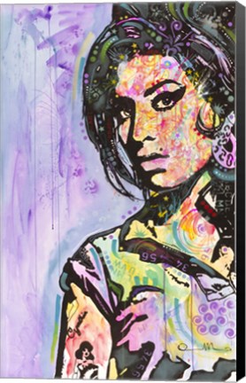 Framed Amy Winehouse Print