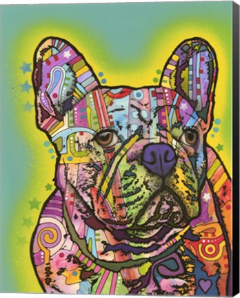 Framed French Bulldog III Print