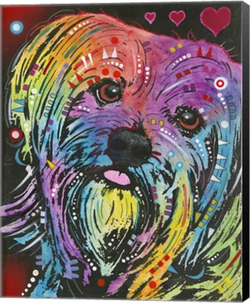 Framed Doggie Love Print
