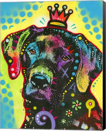 Framed King Pup Print