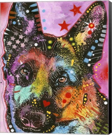 Framed Shepherd Love Print