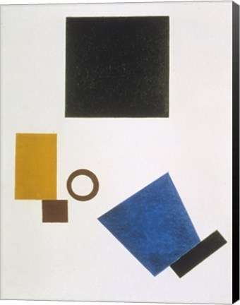 Framed Suprematism: Self-Portrait in Two Dimensions, 1915 Print