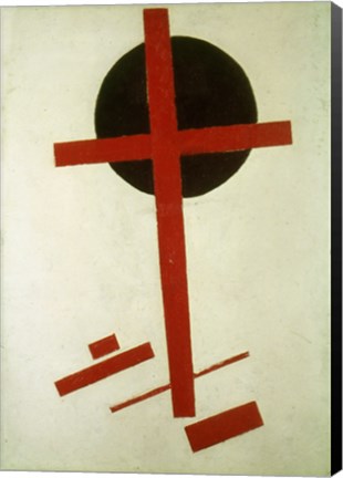 Framed Red Cross on Black Circle, 1920-27 Print