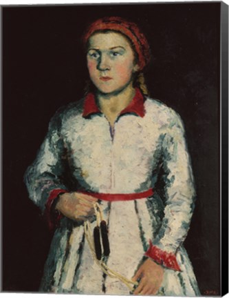 Framed Una Kazimirovna Uriman-Malevich, 1934 Print