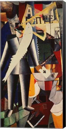 Framed Aviator, 1914 Print