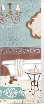 Framed Fancy Bath Panel II Print