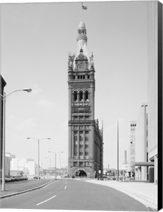 Framed City Hall, 200 East Wells Street, Milwaukee, Milwaukee County, WI Print