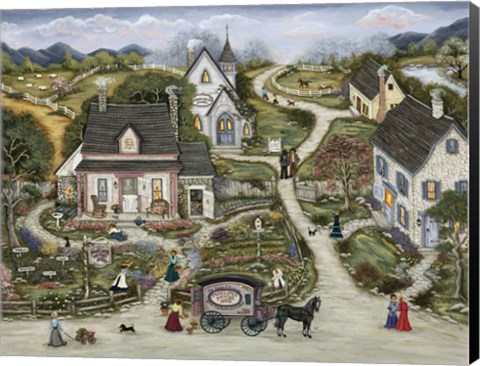 Framed Penelope&#39;s Potting Shed Print