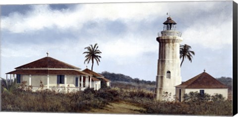 Framed Light At Great Stirrup Cay Print