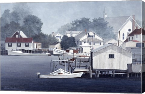 Framed Summer At Smith Island Print