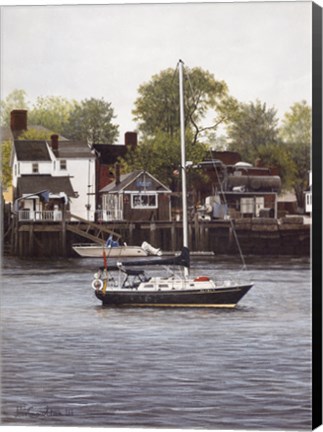 Framed Harbor Edge Print