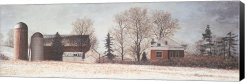 Framed Winter&#39;s Morning Print