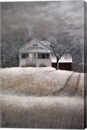 Framed Winter Evening Print