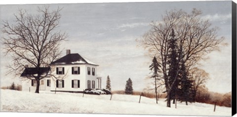 Framed Country Manor House Print