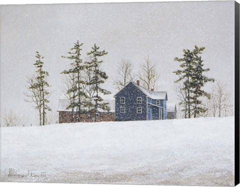 Framed Snowy Ridgeline Print