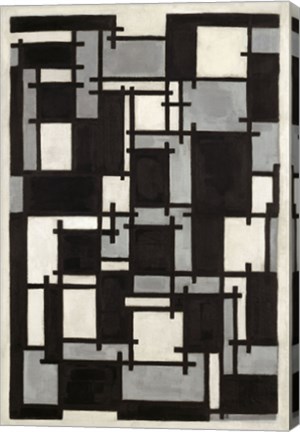 Framed Composition X  1918 Print